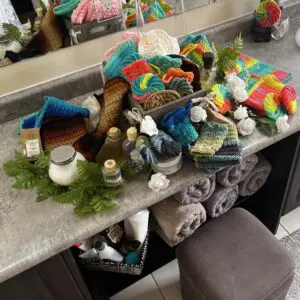 Crochet Spa Set